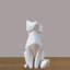 Modern-White-Geometric-Fox-Statue