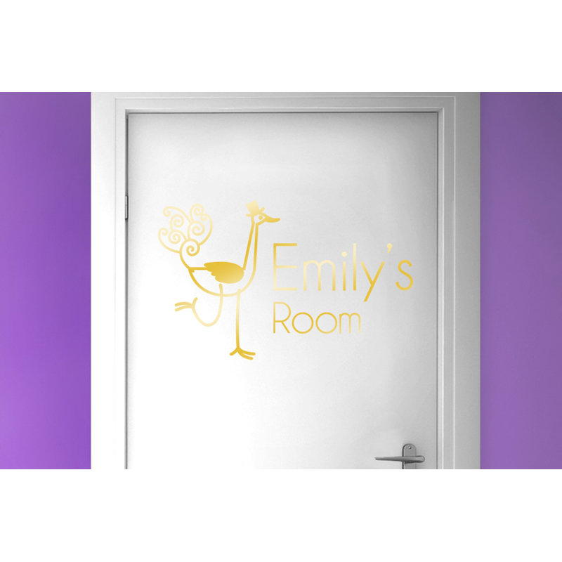 Animals Wall Decal, Shiny Gold