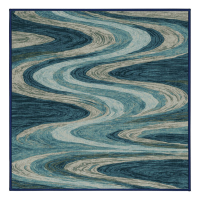  Tapis hawaïen lavable River Flows