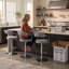 Tabouret pivotant à hauteur réglable Lentine