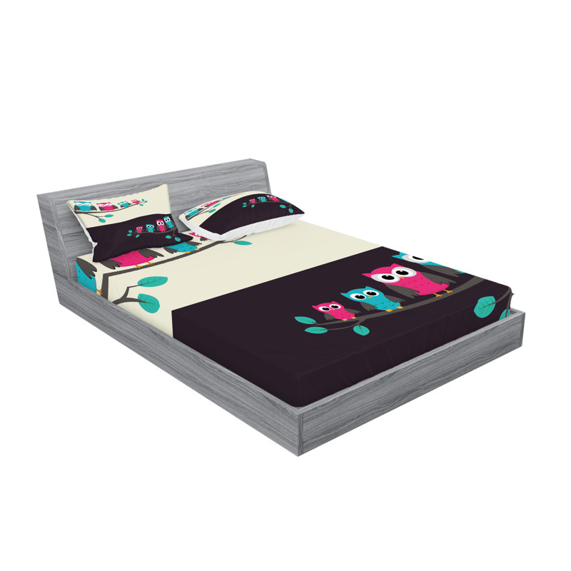 Multicolore drap-housse et coussin décoratif Ambesonne, King Sheet Set + 5 Additional Pieces