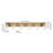 Stover Seeded Glass/Iron Modern Contemporary LED Vanity Light-1836083953-1836083964