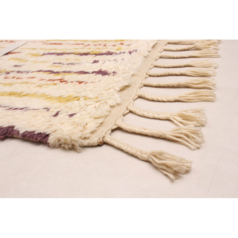 Tapis unique en laine nouvel âge 6 pi 7 po x 10 pi 0 po Grogan
