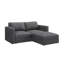 Canapé modulaire en forme de L Bouley Corduroy-1720916942