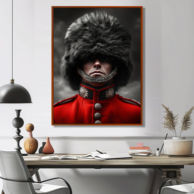 Royal British Guardsman Photo II - Army Wall Art Print