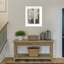 «Neutral Organic Shapes in taupe and White» par Pearlstein Wood, reproduction d'art encadrée-997984580-997984602