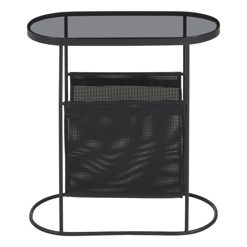 Cockrell Glass Top Frame End Table