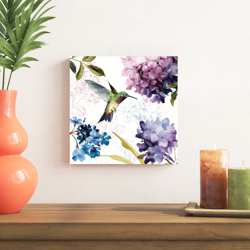 " Spring Nectar Square II ", 12" H x 12" W x 1.25" D