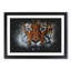 Tiger in the Blue - Picture Frame Graphic Art Print-56876277-56876278
