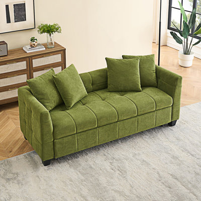 Canapé-lit escamotable 78 po Flannelette