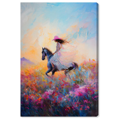 Impression féminine sur toile par Art Remedy