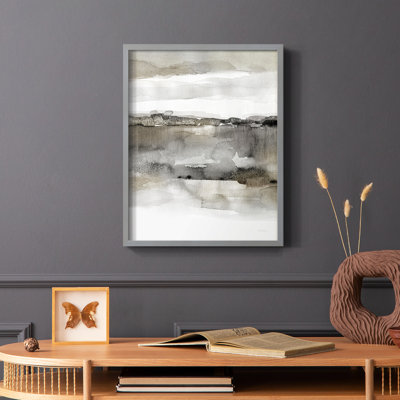 Neutral Harmony Framed Print - Solid Wood