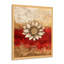 Sacré soleil mandala II - art moderne sur toile rouge moderne-132480086-132480089