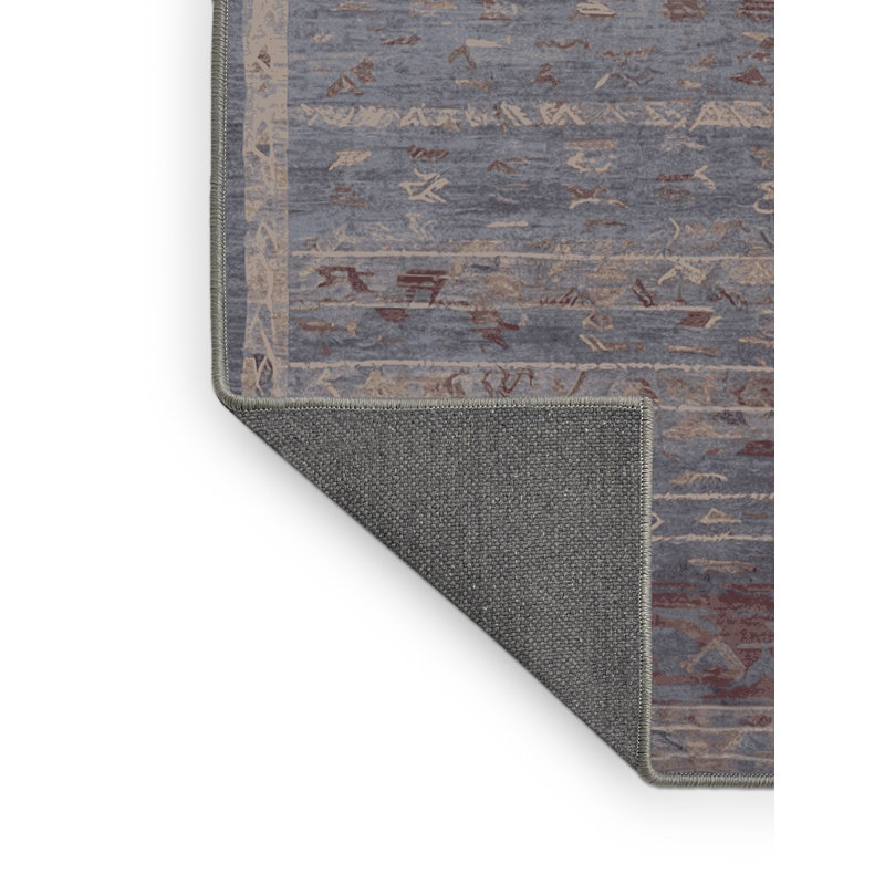 Tapis rose soyeux et moelleux, Rectangle de 5 pi x 8 pi