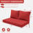 3-Piece Outdoor 5" Replacement Cushion Set Seat/Back Cushion-1072927081
