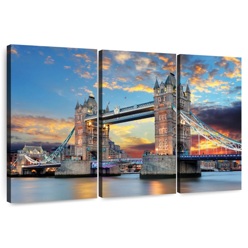 Tergel Tower Bridge Of London, 20" H x 33" W