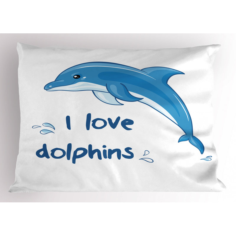 Dolphin Polyester Sham Set, Twin