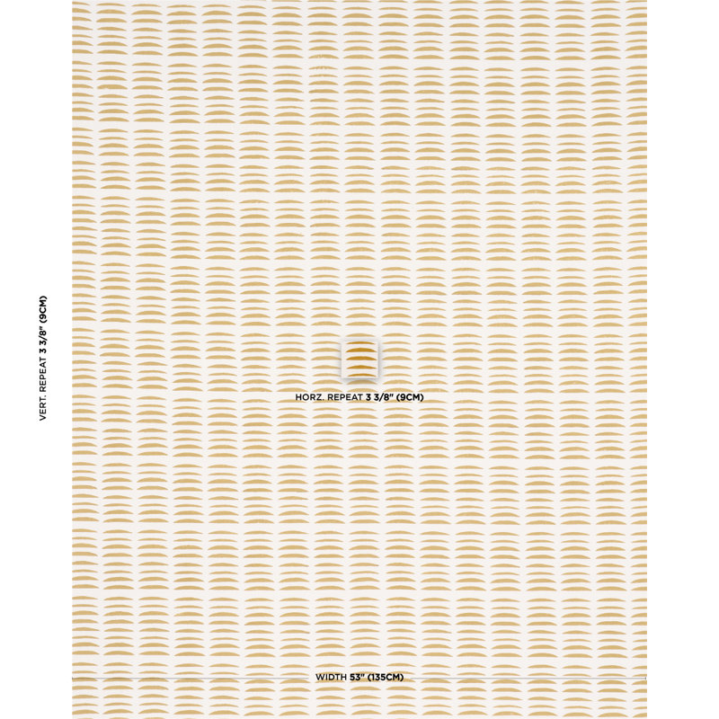 Tissu pour blocs de main Schumacher X Hadiya Williams, Orange