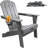 Weather-resistant Foldable Outdoor Adirondack Chair
