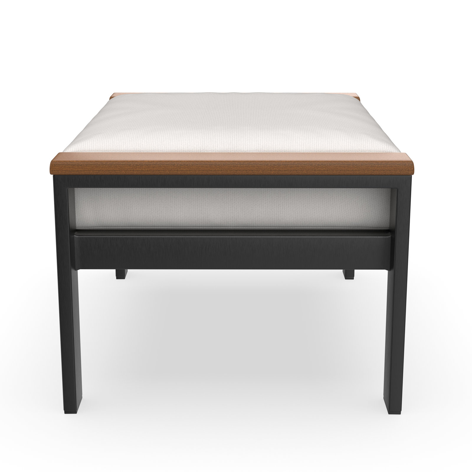Townsend Sunbrella® Patio Ottoman, Sunbrella Canvas Natural, Yes, Brown