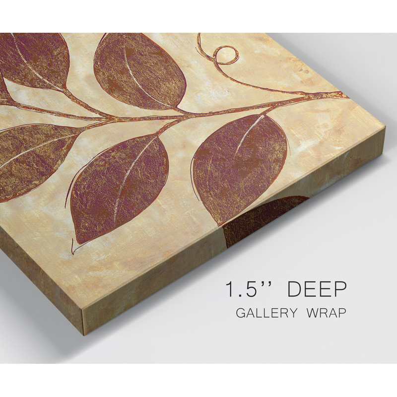 «Marsala Moment III», ensemble de 2 reproductions d'art sur toile tendue, H 32 po x l 64 po x P 1 po