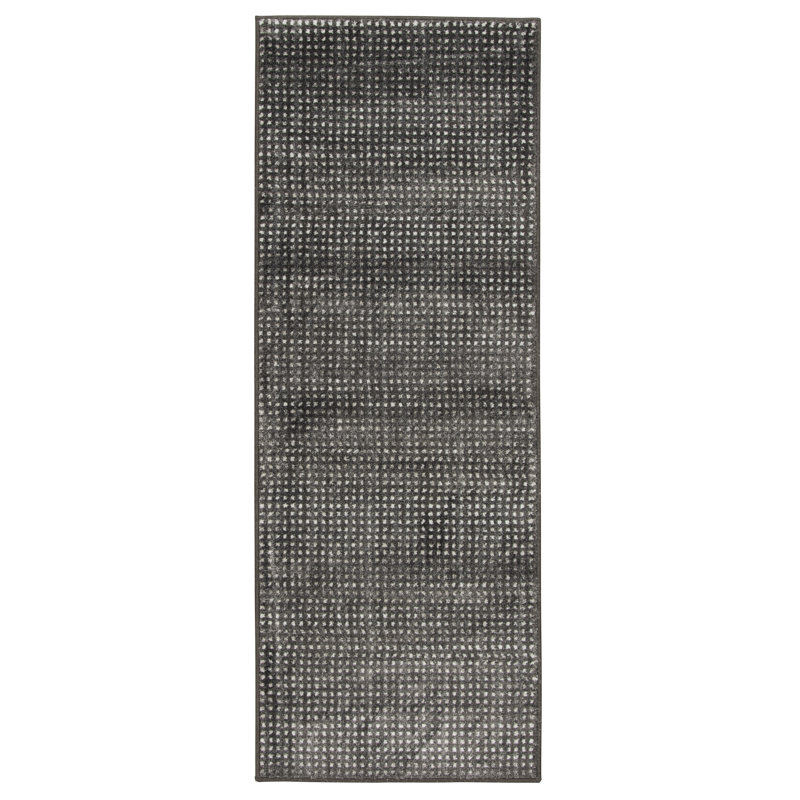 Tapis de couloir gris Connery, Tapis de couloir 2 pi 2 po x 12 pi