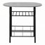 Ensemble de table de salle à manger 3 pièces de haute qualité avec stratifié en métal, parfait pour les cuisines et les espaces de petit-déjeuner-994709523-994709519