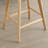 24.25" H Backless Solid Wood Counter Stool with Footrest (Set of 4)-1797403527