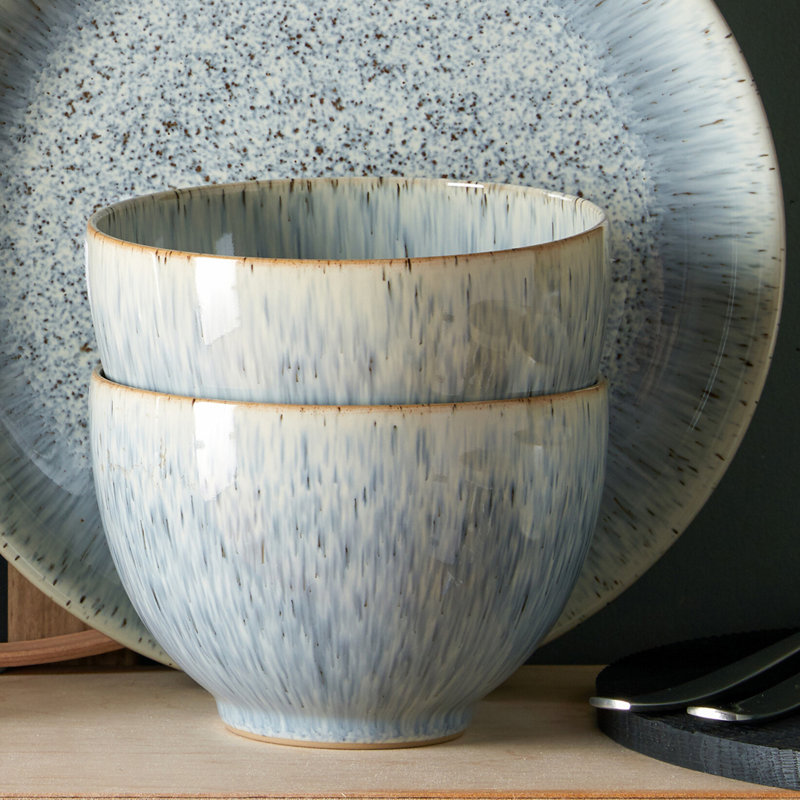 HALO SPECKLE SET OF 4 DEEP NOODLE BOWLS