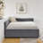 Full Size Upholstered Tufted Bed Frame With Two Drawers, Sofa Bed Frame With Comfortable Backrest And Armrests-1397501464