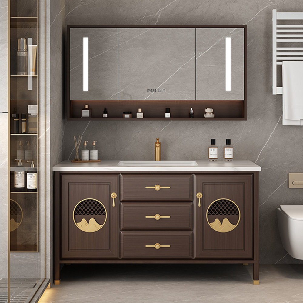 Backop Chinese style retro bathroom cabinet. | Wayfair