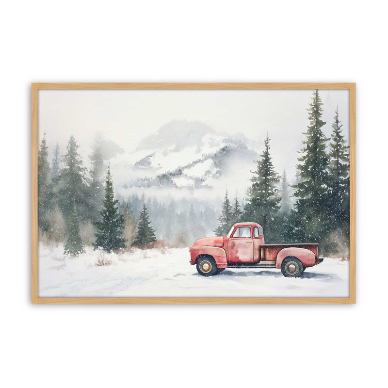 Impression d'art Frosted Haul, Érable américain, 11 po x 14 po