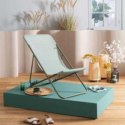 Chaise longue pliante