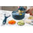 Multifunctional Vegetable Cutter Chopper Drainer, Grater, Slicer Kitchen Tool Set With Hand Protector