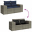 55cm Wide Patio Sofa with Cushions