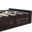 Structure de lit plateforme en bois avec 6 tiroirs-1744991908