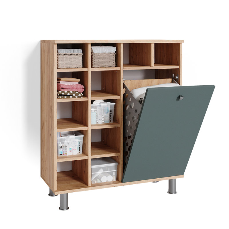 Birkhild Plastic Cabinet Laundry Bin
