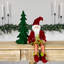 18" Red and Green Poseable Whimsical Christmas Elf Monarch Figure