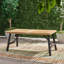 Ensemble repas d'extérieur avec 2 bancs et 1 table repas (3 pièces)