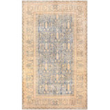 One-of-a-Kind 10'10" X 18'6" Area Rug in Beige/Blue