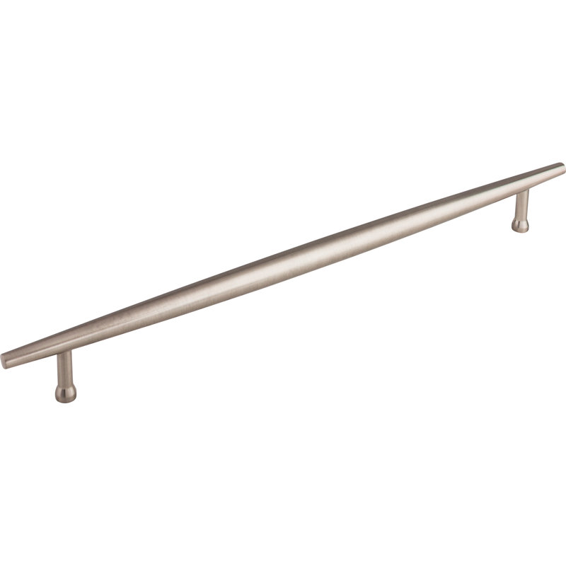 Allendale Bar Pull, Brushed Satin Nickel, 12" Center to Center
