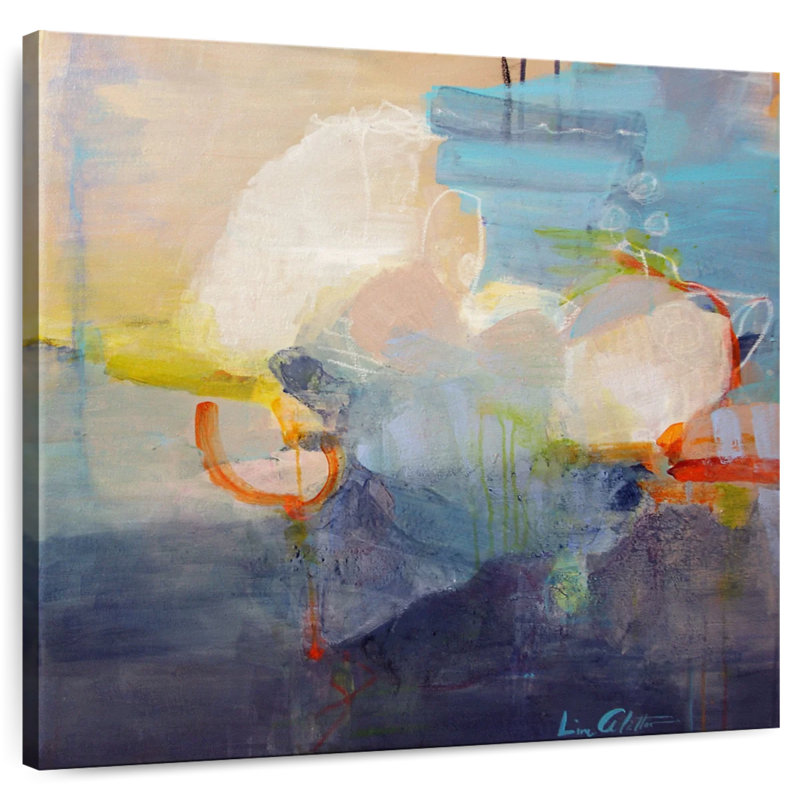Avery On Top Of Clouds, 39" H x 39" W