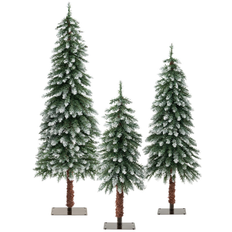5' Lighted Pine Christmas Tree