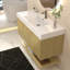 Ensemble de meuble-lavabo mural 48 pouces avec portes et tiroir intérieur Moreno Stella-95088519
