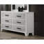 1 pièce commode seulement en faux marbre avec poignées de barre noires
