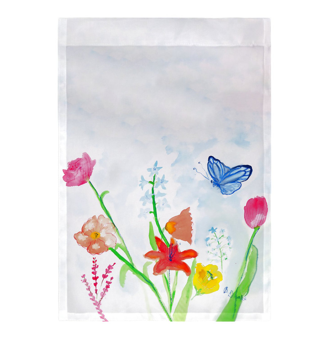 Gilbrae Pastel Garden 2-Sided Garden Flag August Grove® 