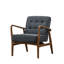 Castlewood Upholstered Solid Wood Accent Chair