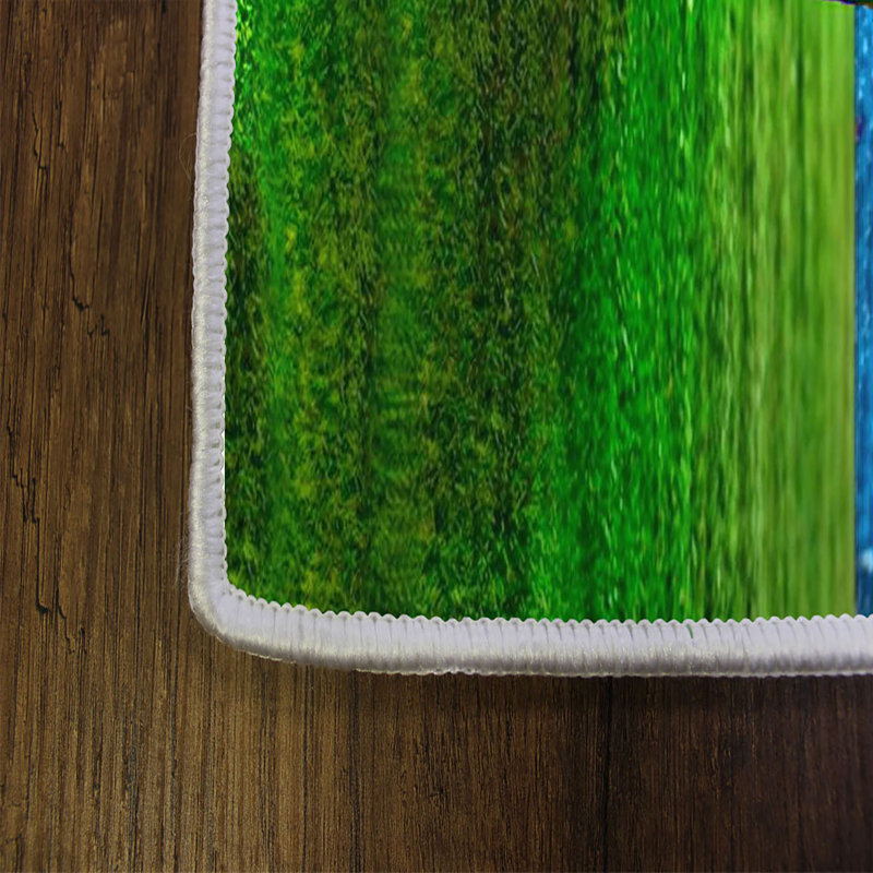 Tapis tissé élégant, 31,5 po x 47,2 po | 100% polyester, hauteur des poils: 0,04 po, hauteur totale: 0,31 po | Antibactérien, feutre en PVC antidérapant | Lavable à la machine, parfait pour le salon et la chambre à coucher