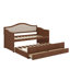 Lit de jour simple avec lit gigogne, lit de jour simple avec 2 tiroirs de rangement-1600255304