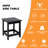 Denarrius Square Outdoor Side Table-1978008814